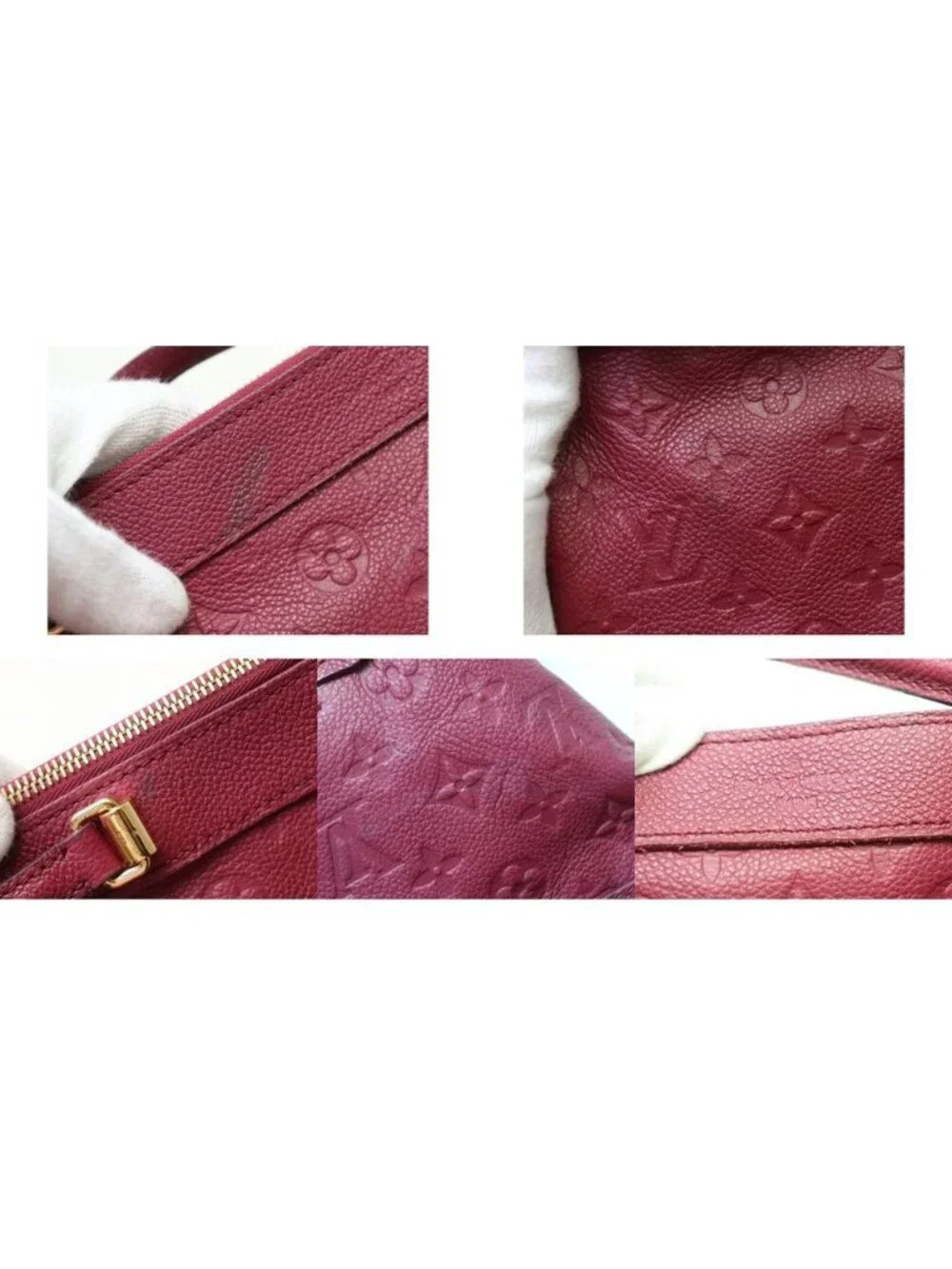 Louis Vuitton Monogram Empreinte Bastille MM 2-Way Handbag